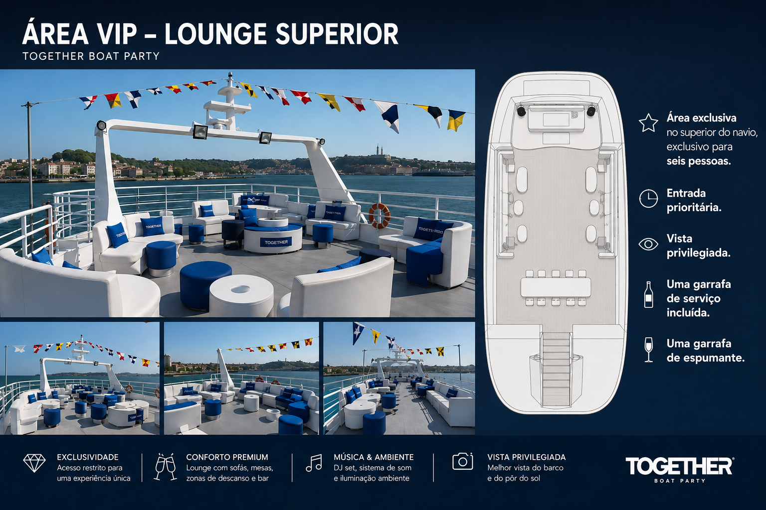 TOGETHER BOAT LOUNGE VIP